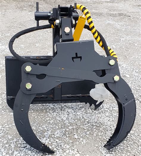 skid steer log grapple attachment